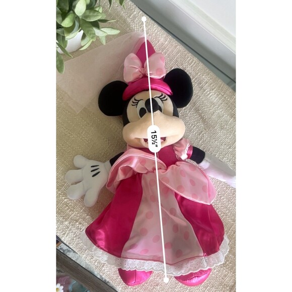 Minnie Mouse 22" Disney World Parks Pink Plush Doll Pink Princess, Disneyland - Picture 5 of 5